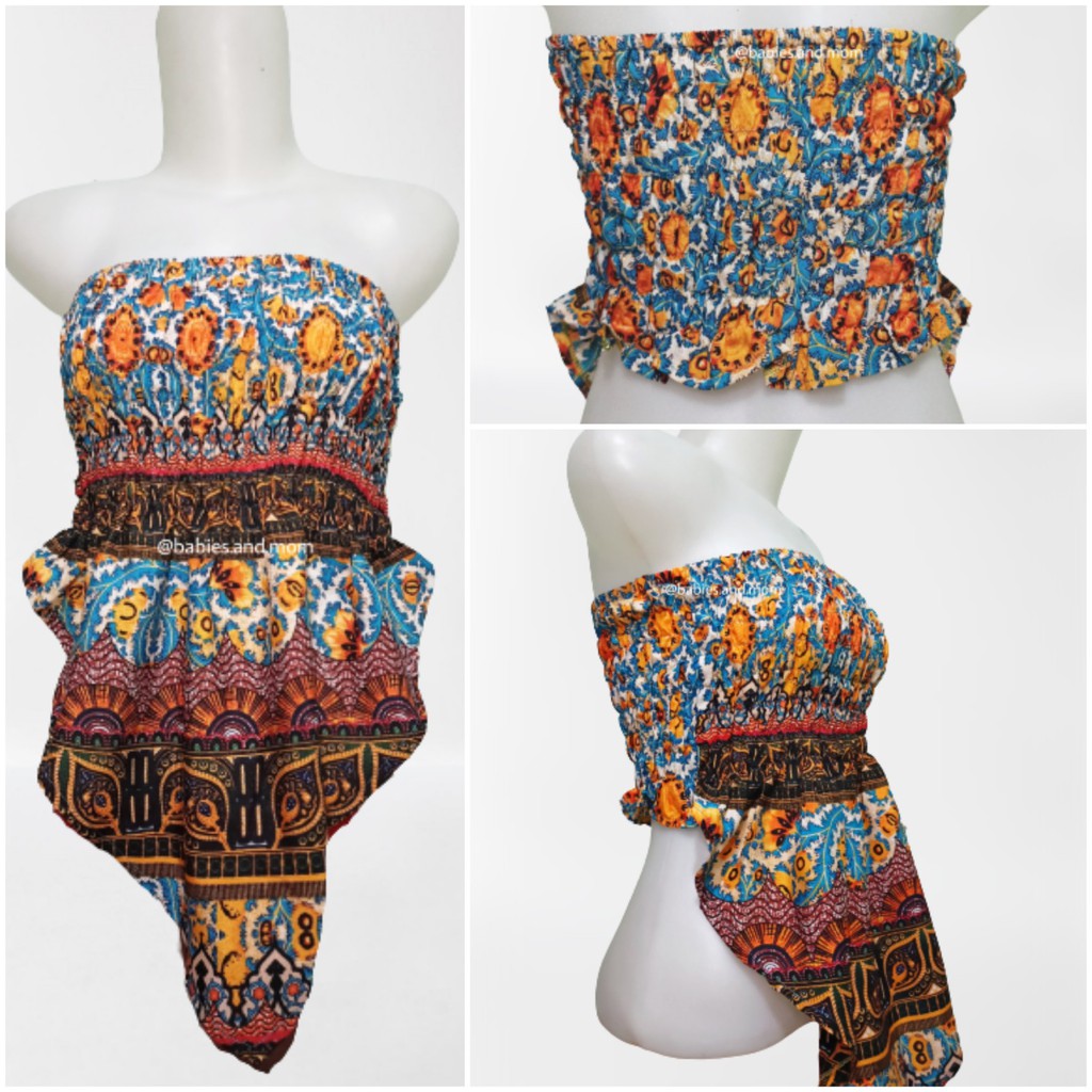 kemben kerut wanita jumbo bigsize S-XXL kemben khas bali tanpa busa baju bali baju pantai gaya boho