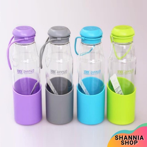 H083 Botol Minum Zannuo Tali 650ml Tumbler Plastik Polos Souvenir H083