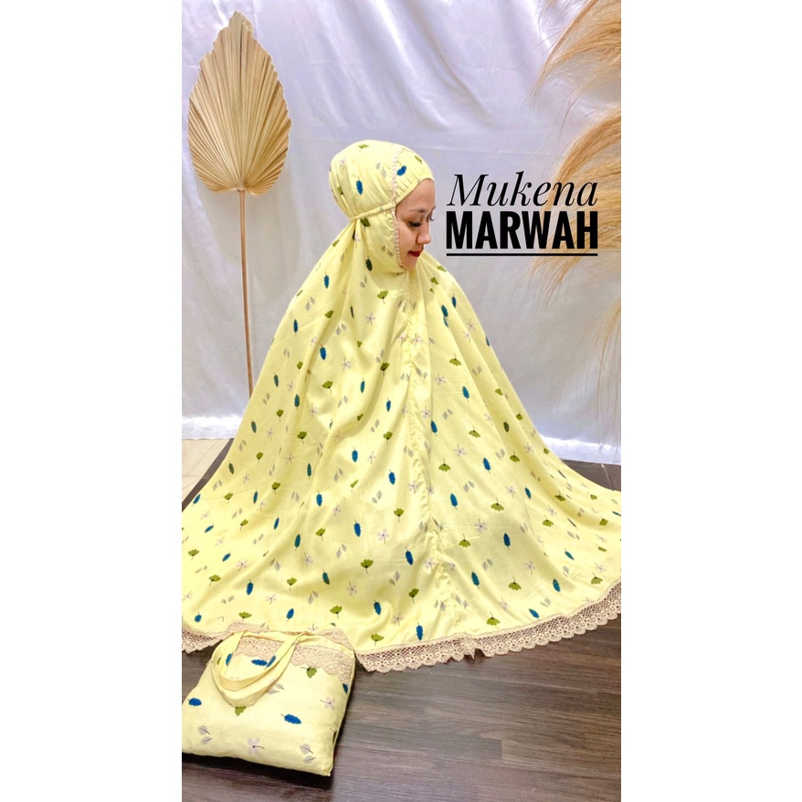 Mukena Marwah Traveling Jumbo Rayon Premium Motif 2in1 Terbaru