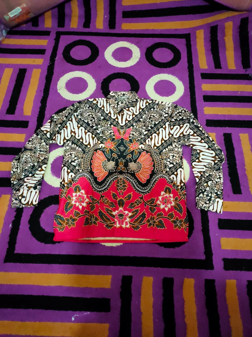 Kemeja Batik Pria Lengan Panjang M L Xl Xxl