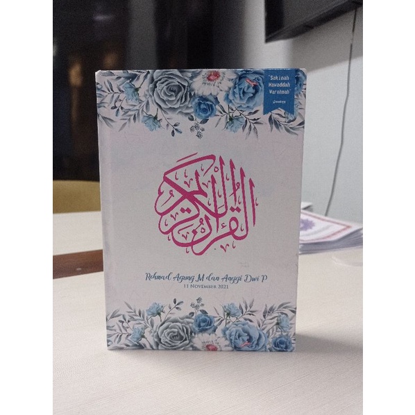 Al Quran Custom Nama Cover Murah Terjemah / Non Terjemah A5 Assalwa