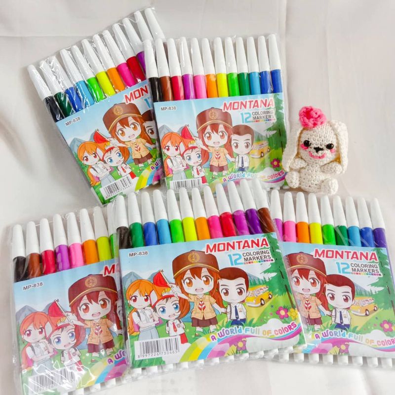 

Spidol 12 Warna Montana