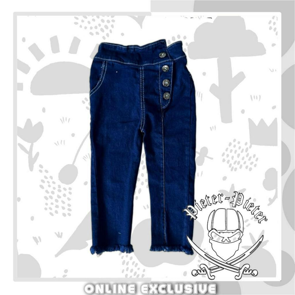 Celana Jeans Anak Cewek Model Mischa Rawis Pensil Usia 1-13th