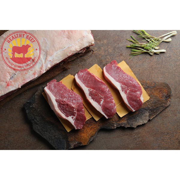 

Healthy Beef - Daging Sirloin Steak/Has Luar Australia (1 kg)