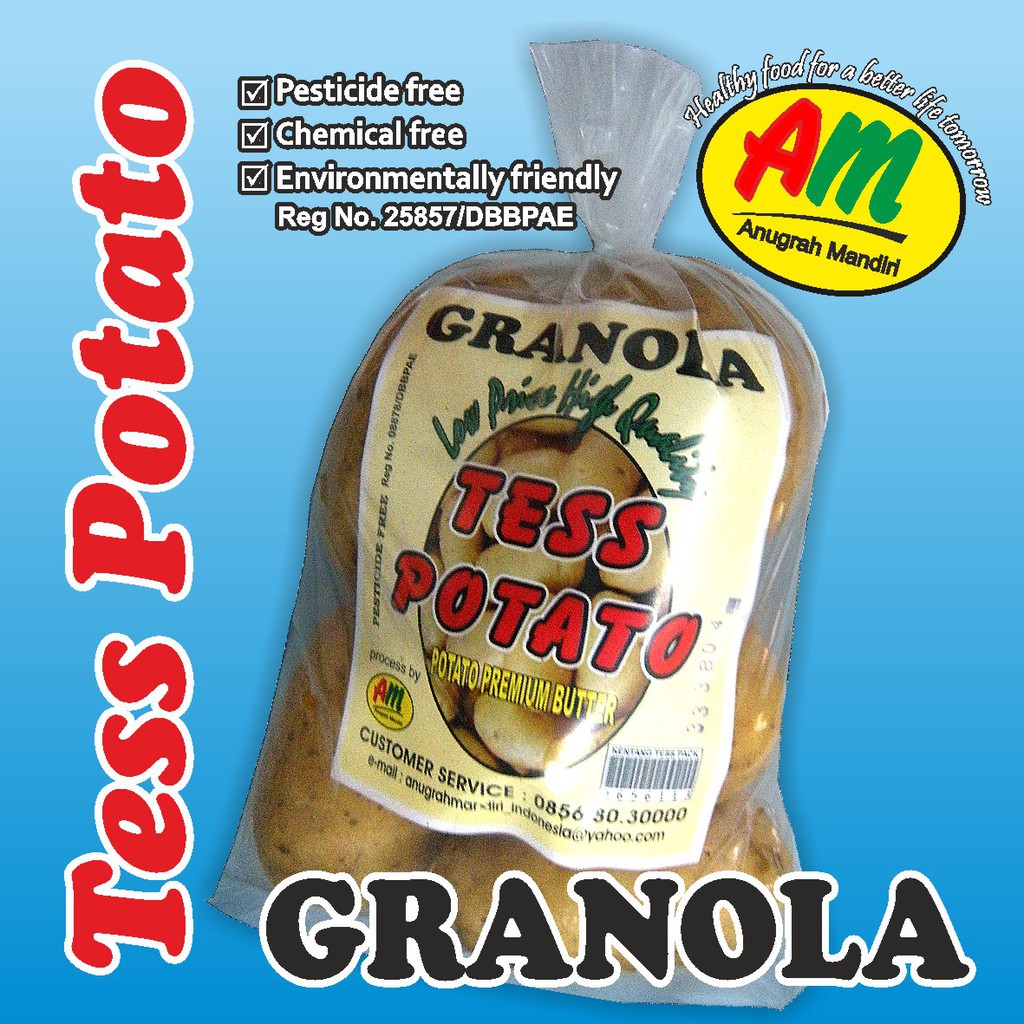 

Kentang Granola Super - GRANOLA Tess Potatoes