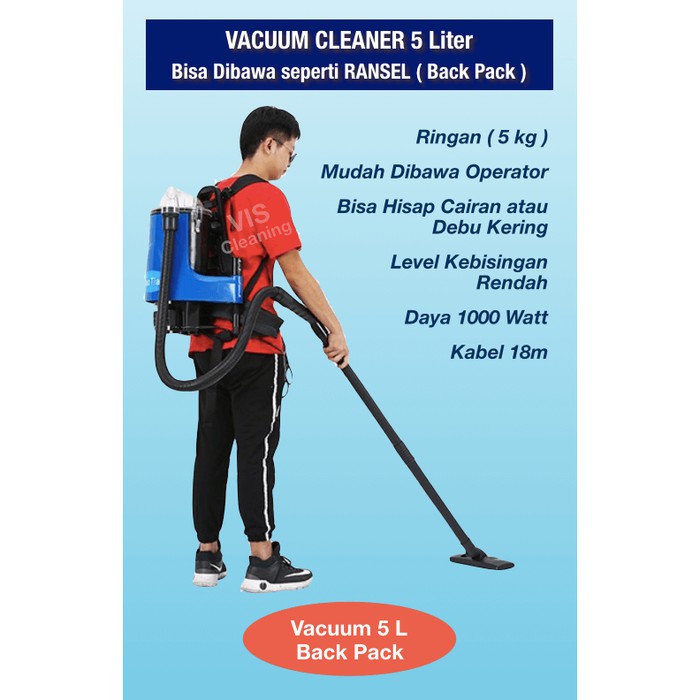 Back Pack Vacuum 5 Liter