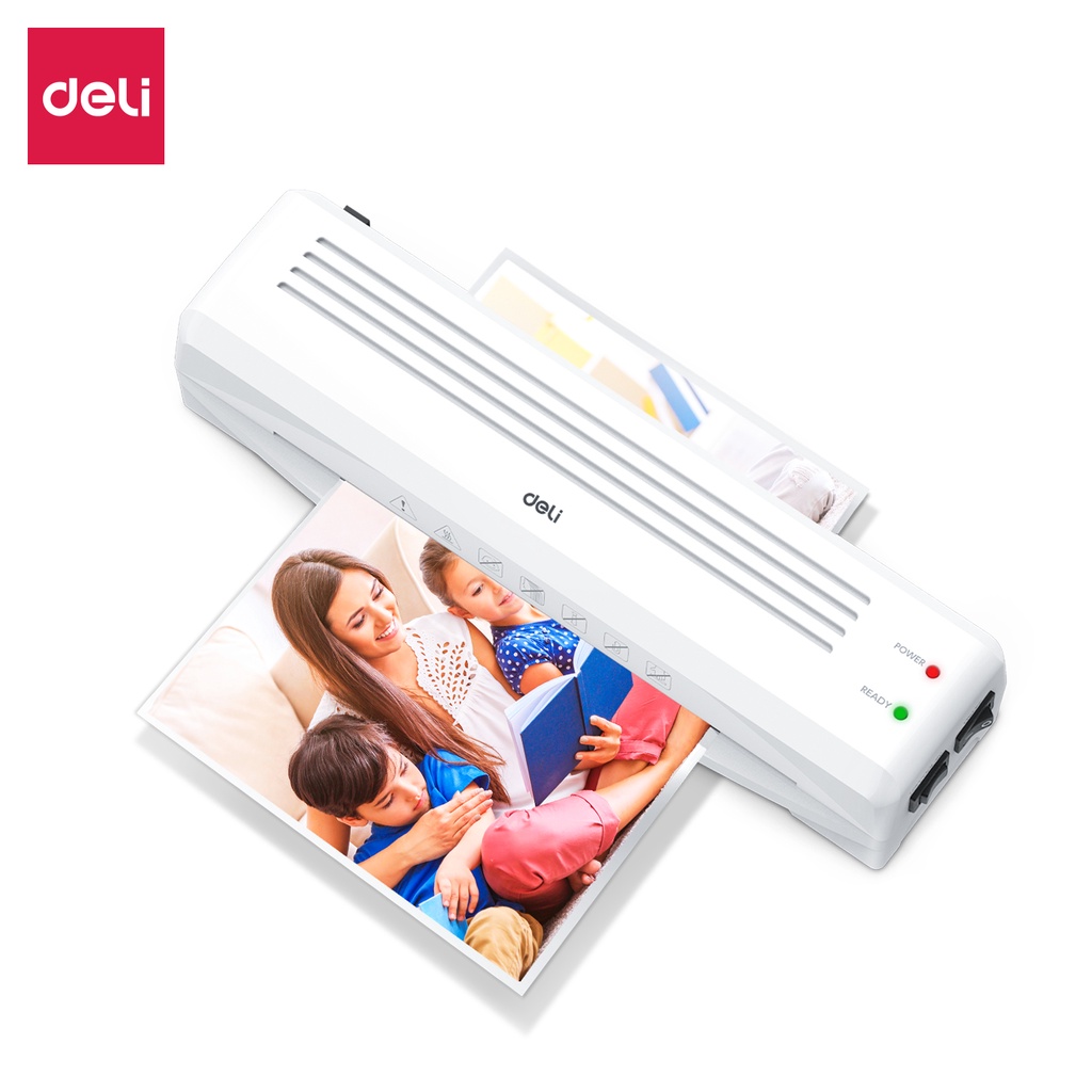 

Deli Laminator Mesin Laminating A4 80-125 Mic Laminasi Hot & Cold Foto Dokumen E14378