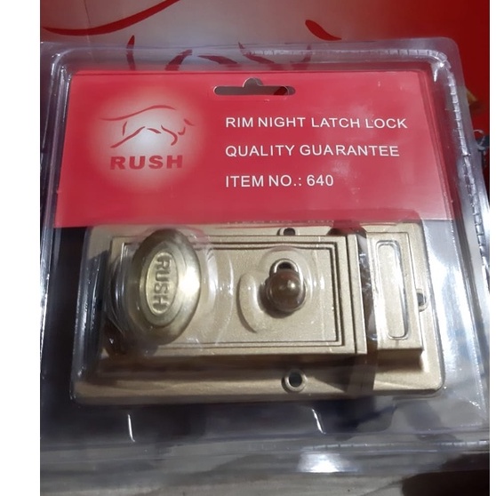 Kunci Pintu Otomatis/ Rim night lactch/Kunci Pintu Otomatis Rim Night Latch Auto Lock 640/KUNCI BESI KODOK AUTOMATIC BERKUALITAS