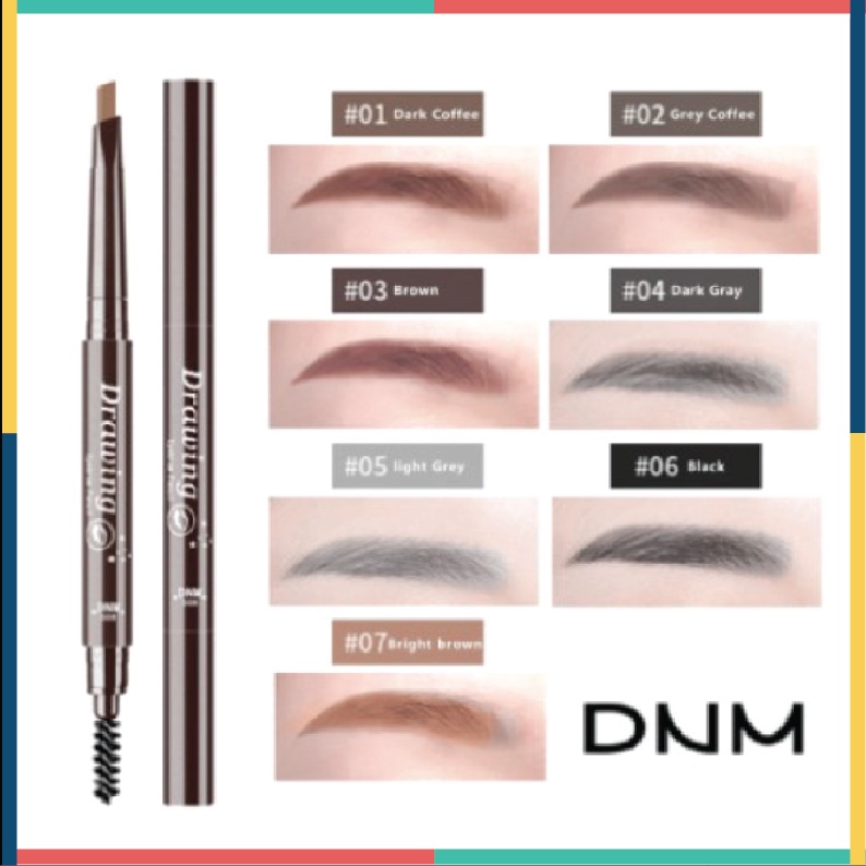 Pensil Alis DNM eyebrow 7 Warna LA032