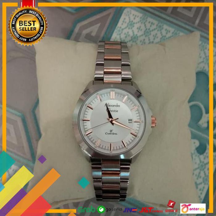 NEW.. JAM TANGAN WANITA ALEXANDRE CHRISTIE - PUTIH ..TERMURAH