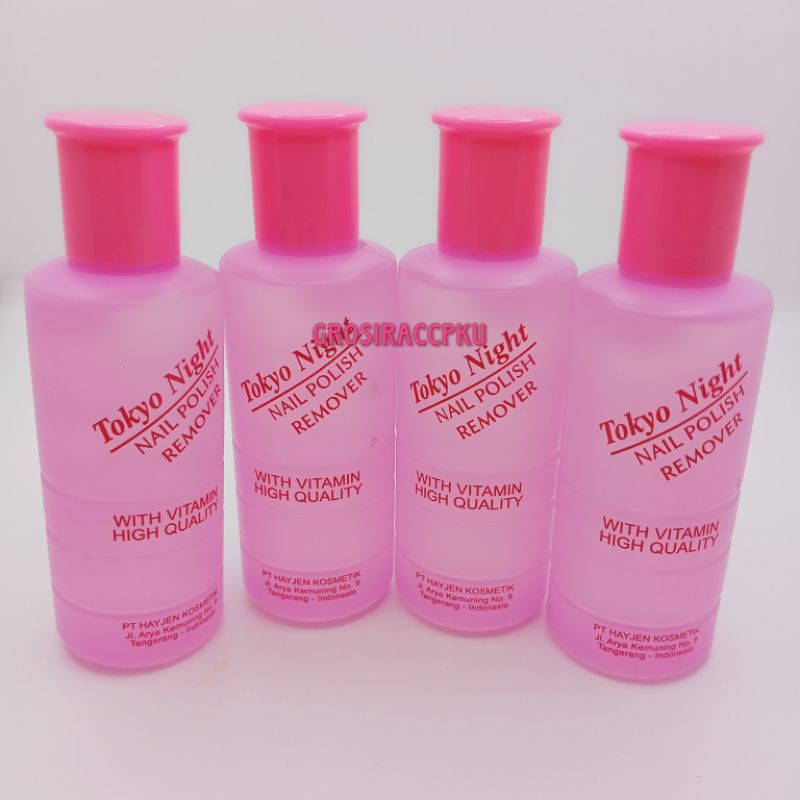 Nail Polish Remover Tokyo Night 40ml 76ml Pembersih kutek cat kuku murah meriah