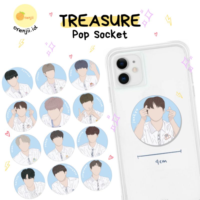 TREASURE POPSOCKET /TREASURE MERCH /TREASURE CASING GRIPTOK
