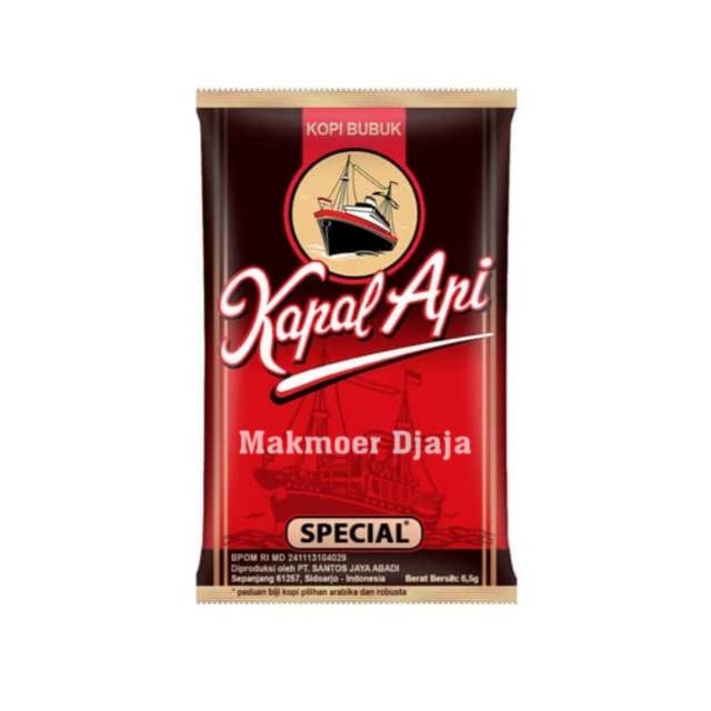 

Kopi Kapal Api Special 6,5gr KA Mini (Kopi hitam 1 renteng isi 10 sachet)