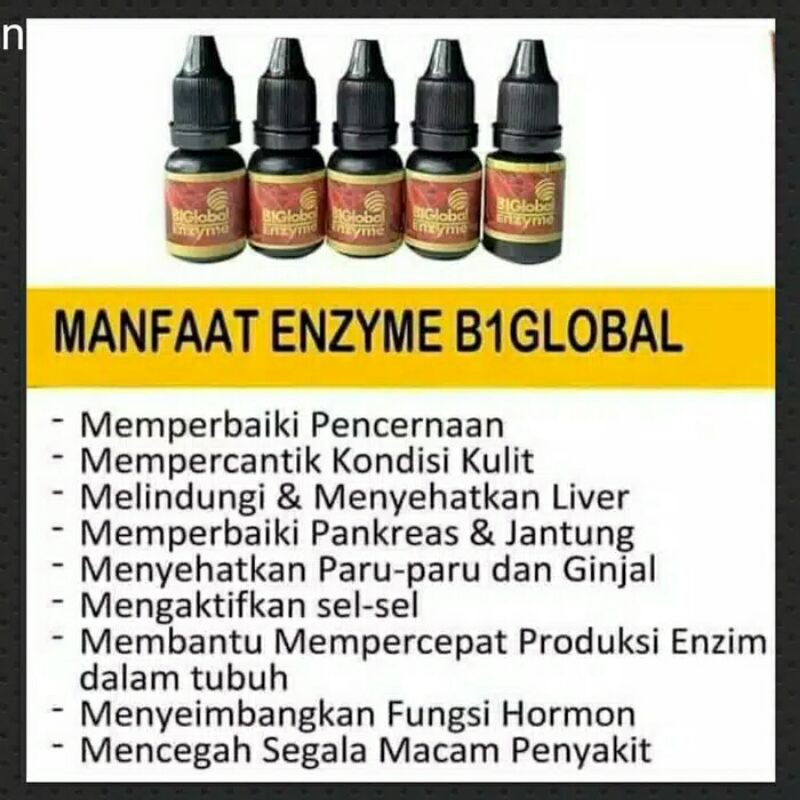 B1 GLOBAL ENZYME OBAT AMPUH
