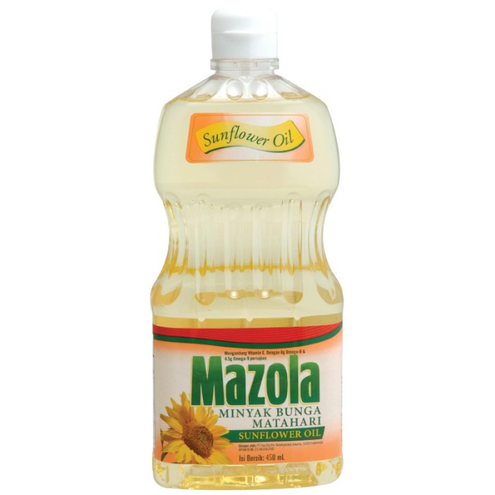 

Mazola Sunflower Oil 450 Ml