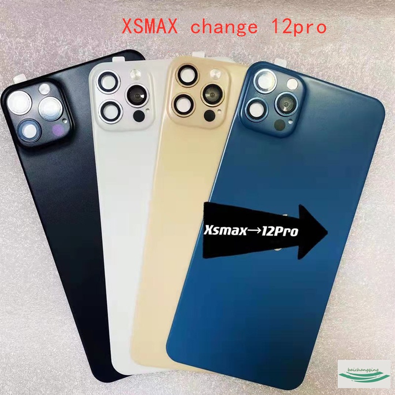 Untuk Iphone X Xr Xs Max Lensa Generasi 3second Ganti Iphone 11 Pro Max 12pro Film Perlindungan Belakang Dengan Lensa