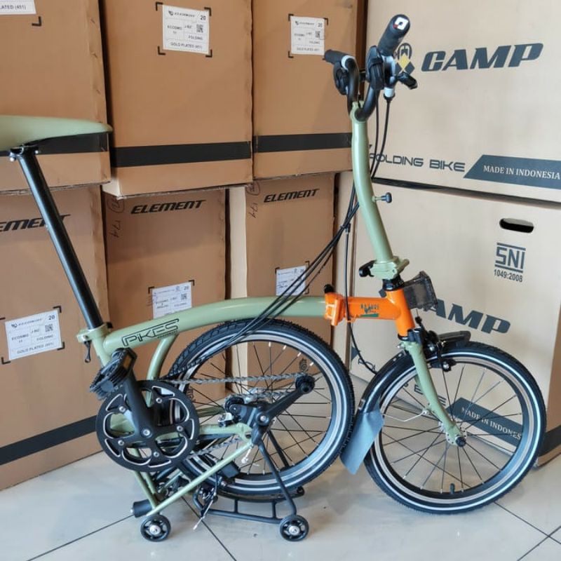sepeda Element pikes gen 2 nature green orange