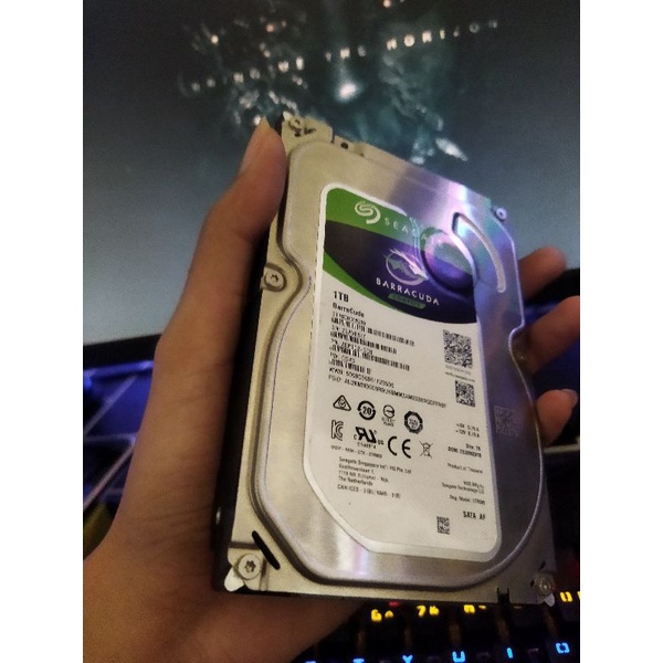 Hardisk Seagate Internal PC 1TB HDD SATA 3.5" Rusak