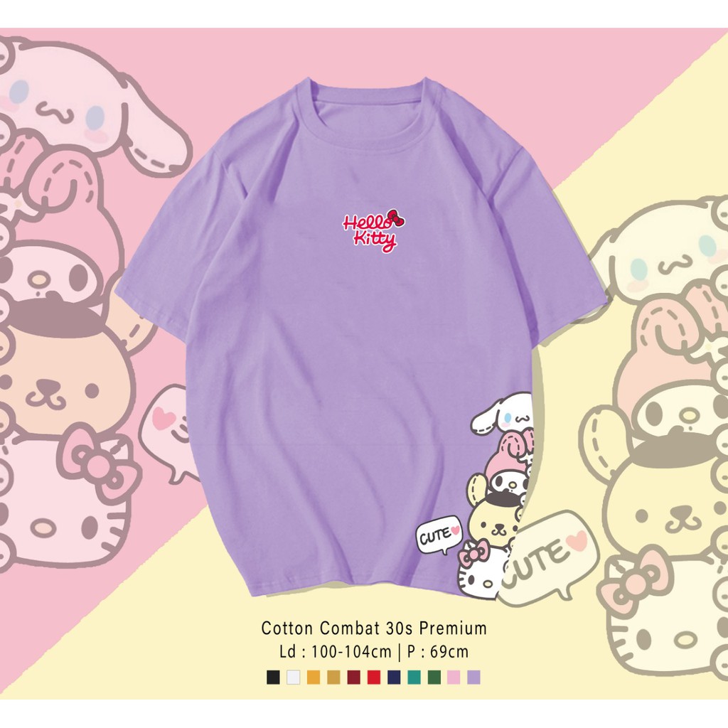 HELLO KITTY LUCU KARAKTER FAMILY LOGO DESIGN KITTY  / TERMURAH PREMIUM