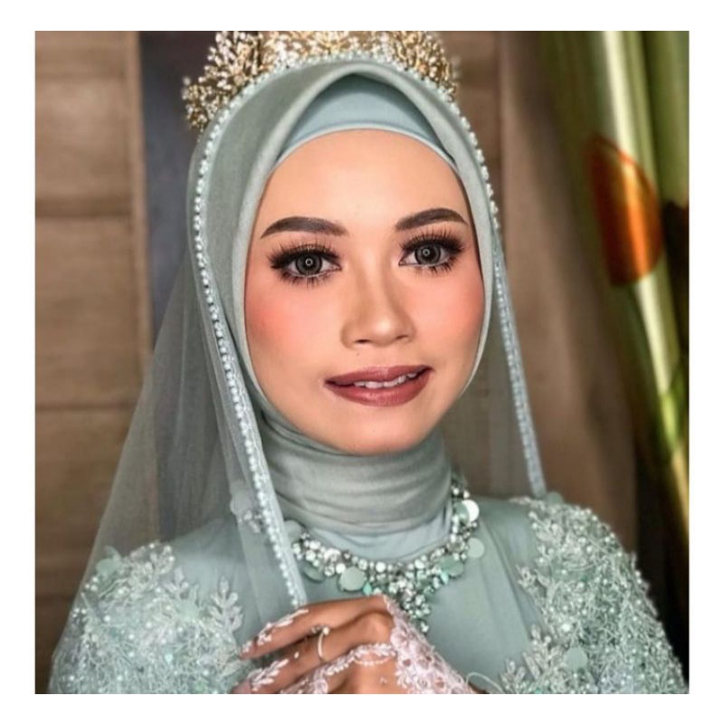 Slayer pengantin/veil pengantin/hijab pengantin/kerudung pengantin/hijab pengantin elegan