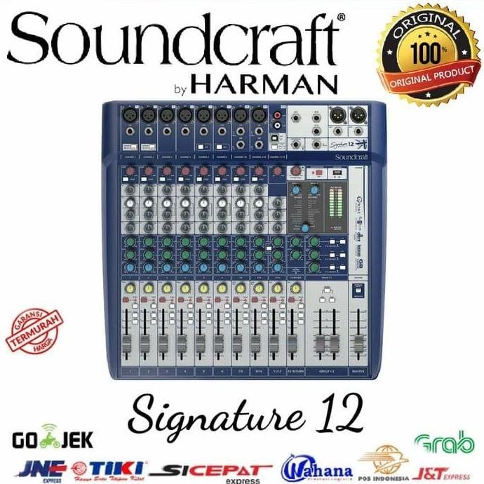 Mixer Audio Soundcraft Signature 12 ORIGINAL Star Seller