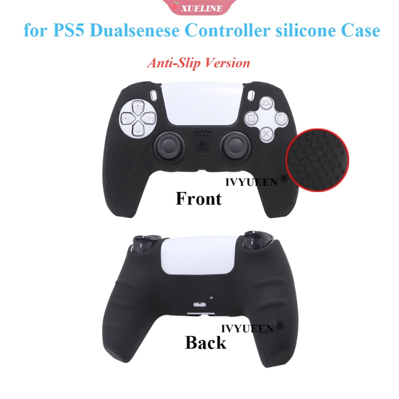 Cover Pelindung Stik Kontroler Sony PlayStation Dualshock 5 PS5 Bahan Silikon Anti slip