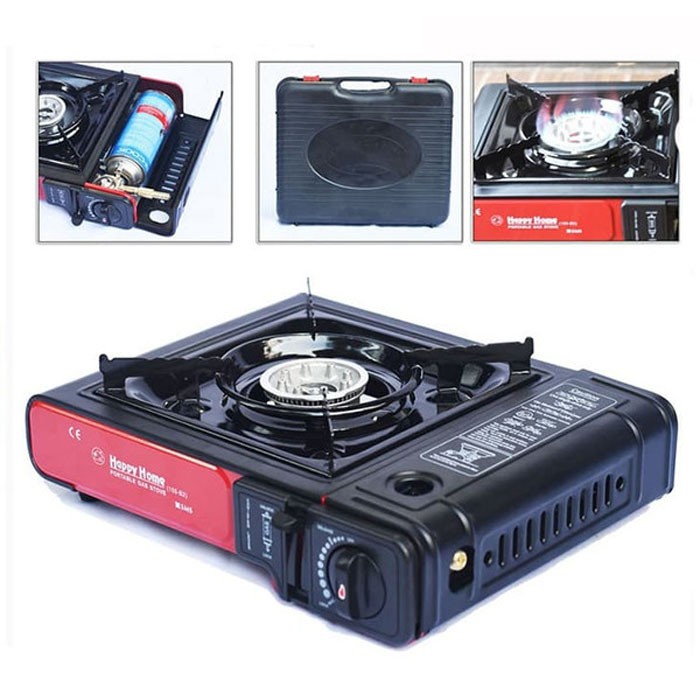 Happy Home B2 Portable Gas Stove 2 in 1 Kompor Mini