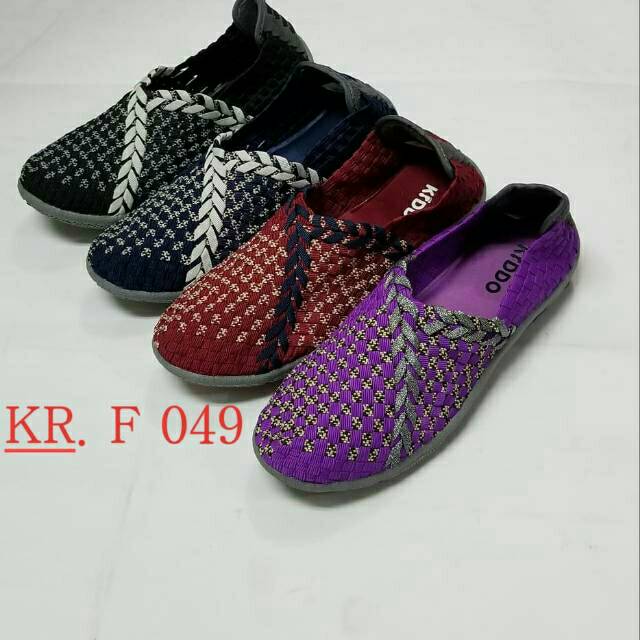 Sepatu Rajut KIDDO F049 Flat ORIGINAL