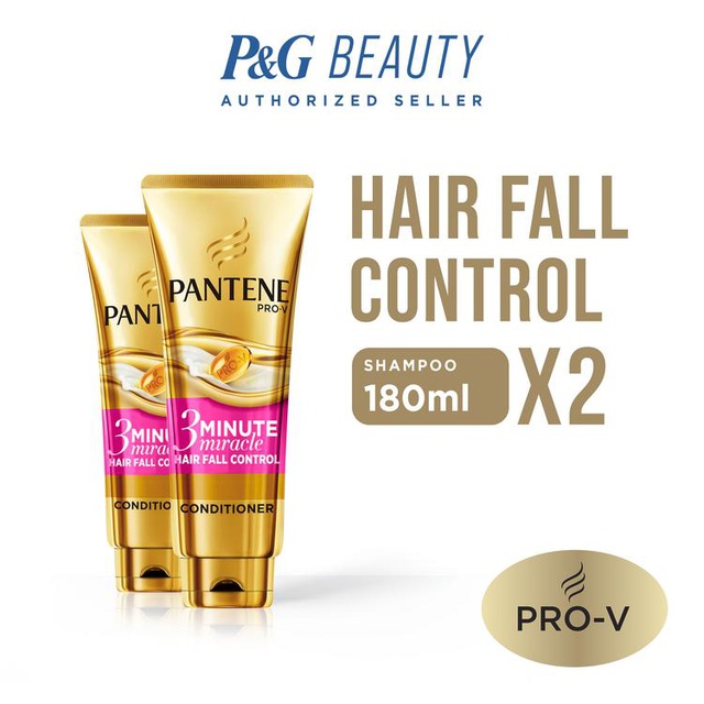 Pantene Conditioner 3 Minutes Miracle Quantum 180 ml x 2 Pcs