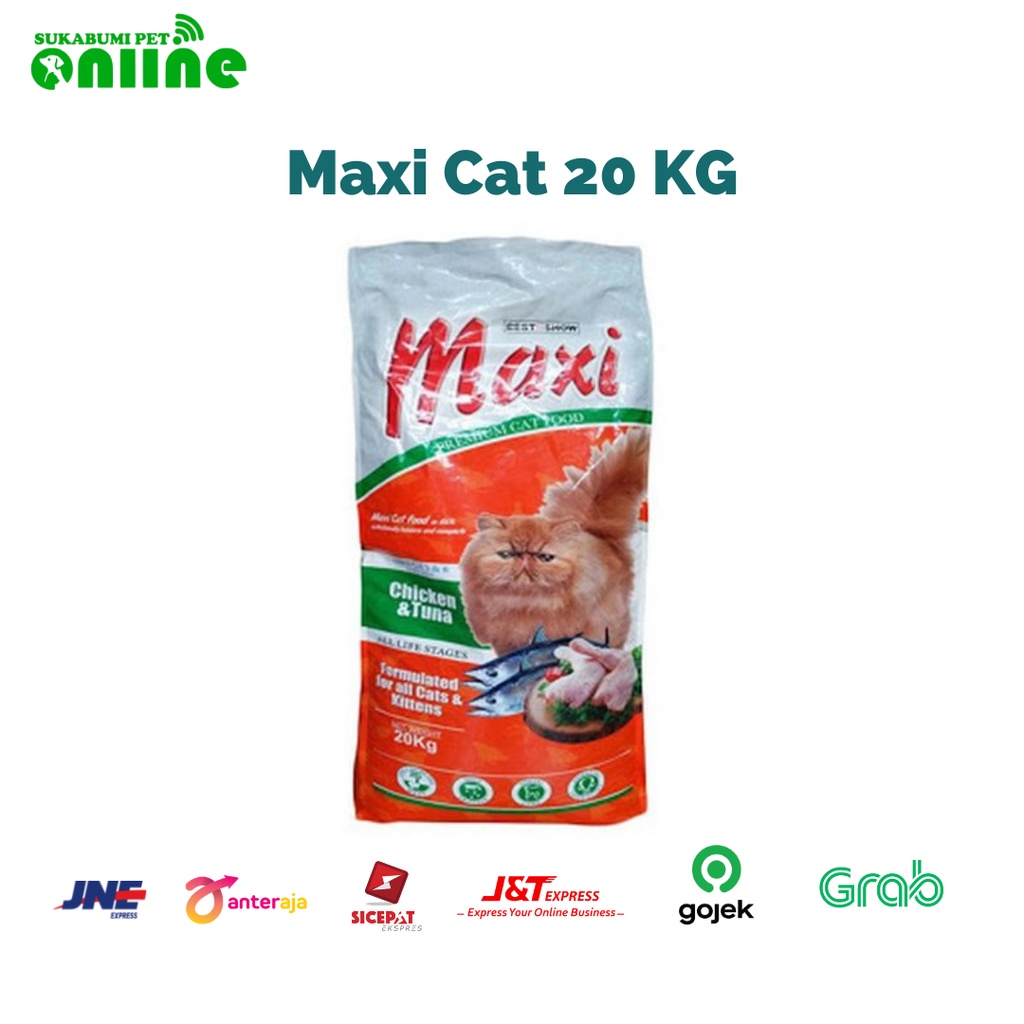 Maxi Cat 20 Kg Makanan Kucing Cat Food Dry Food 20 Kg