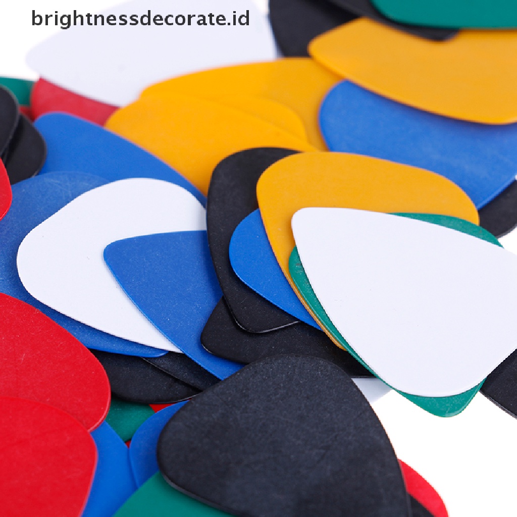 [birth] 100PCS Acoustic Bulk Celluloid Electric Colored Smooth Guitar Pick Pick Plectrum  [ID]