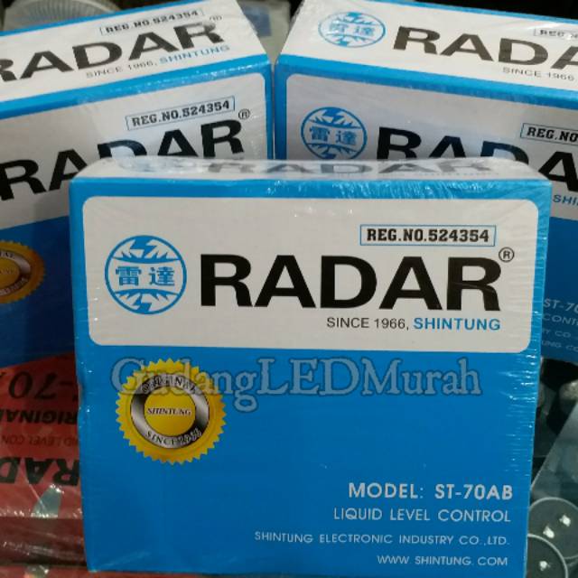 Radar , Radar air , Radar pompa , Otomatis pompa , Radar shintung