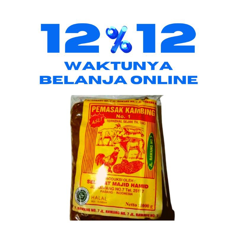 Bumbu Masak Pemasak Kambing No.1 Khas Padang 1 Kg | Shopee Indonesia