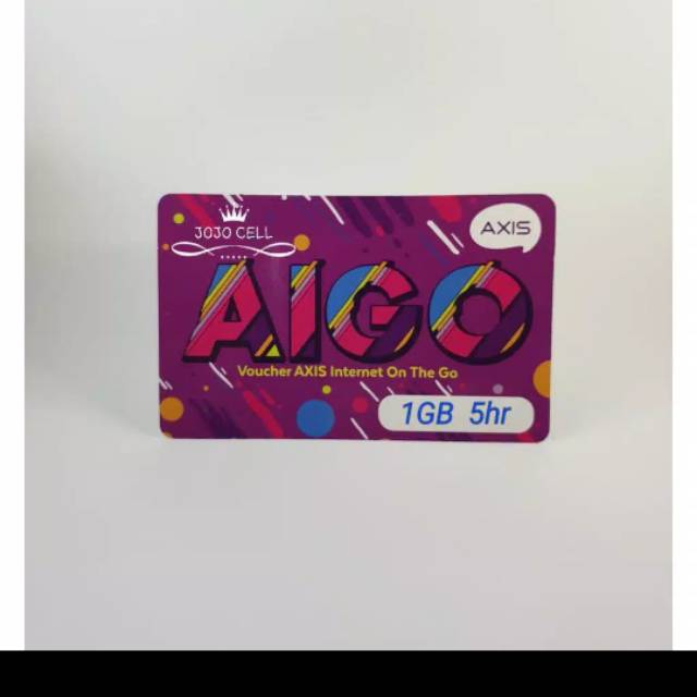 Voucher Kuota Axis Aigo 1 GB 5 Hari NASIONAL