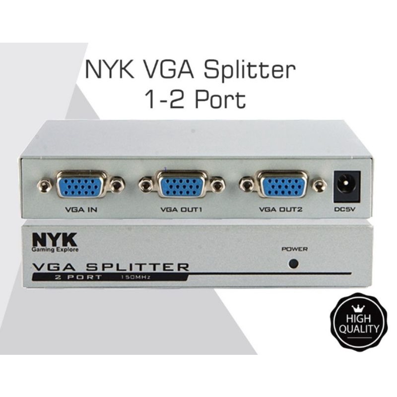 vga spliter 2 port nyk/spliter vga