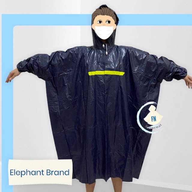 Elephant brand Jas Hujan karisma lengan ponco dewasa