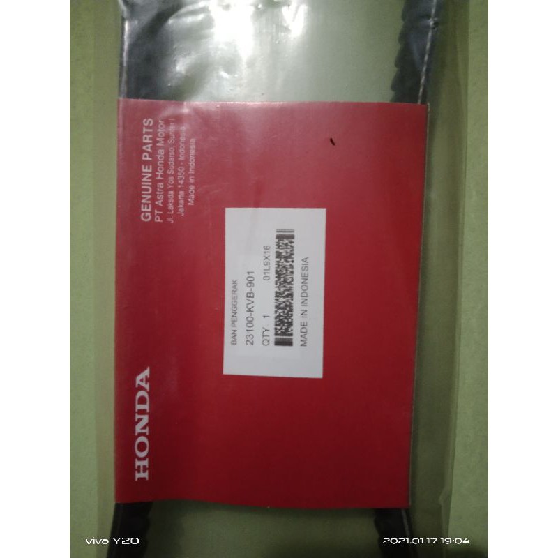 V BELT VANBEL Vario 110 karbu KVB