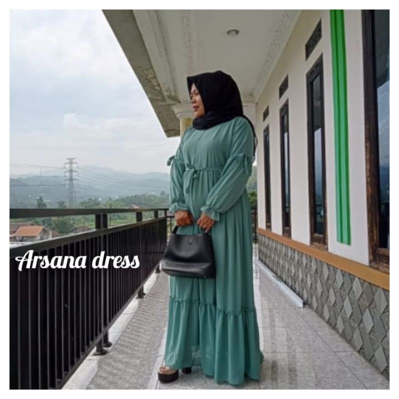 DRESS ARSANA TANGAN BALON