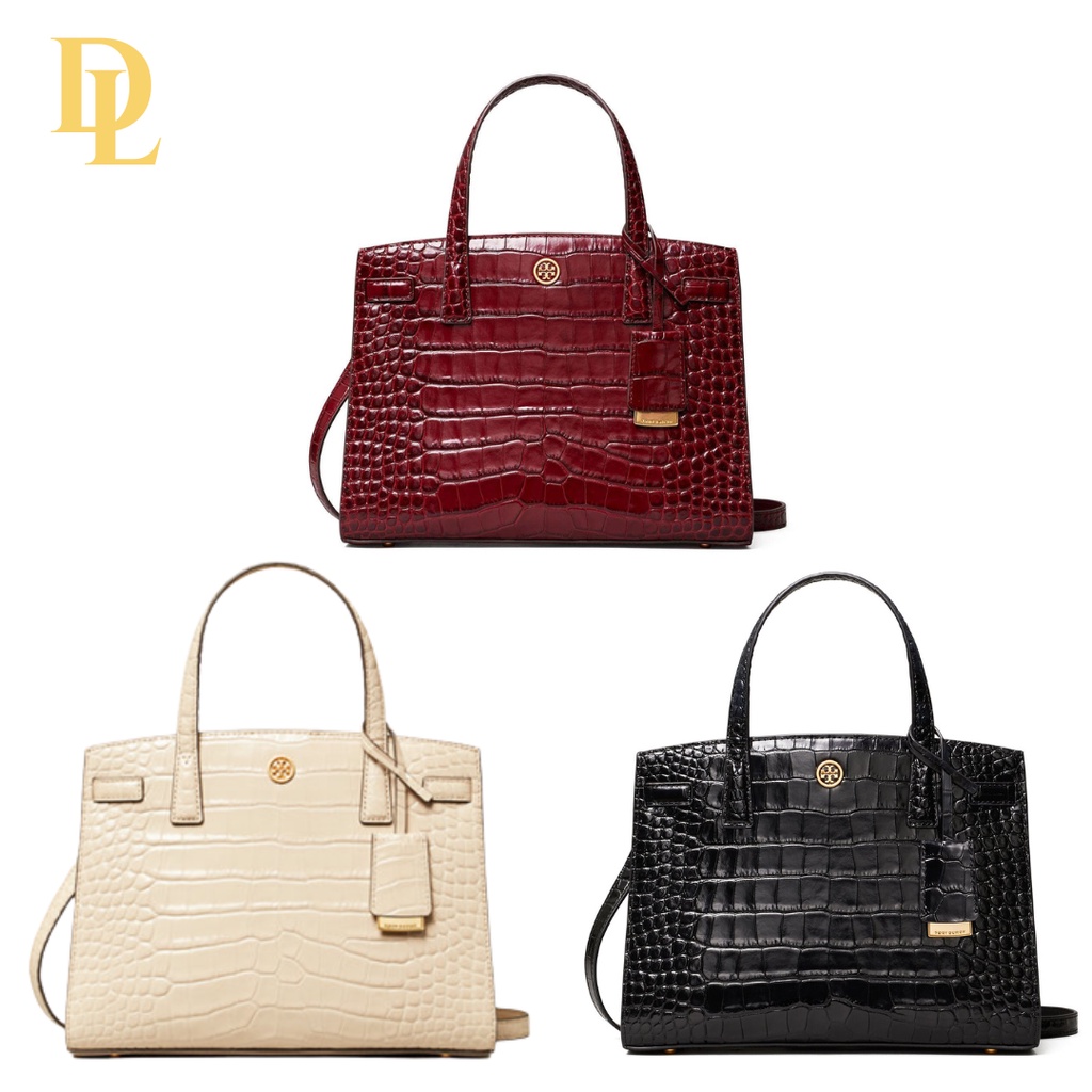 Tory Burch Walker Embossed Small Satchel TB 74603