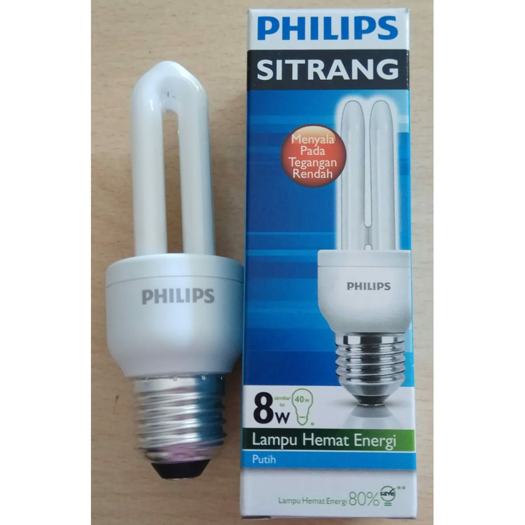 Lampu Philips Sitrang 8w 8 Watt CDL CoolDayLight PUTIH