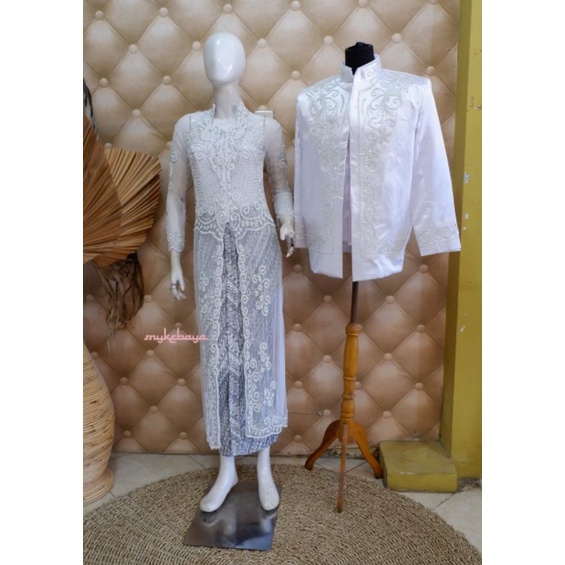 Gaun Hijab // Kebaya Akad // Kebaya Hijab Payet // Longtorso // Dalaman kebaya