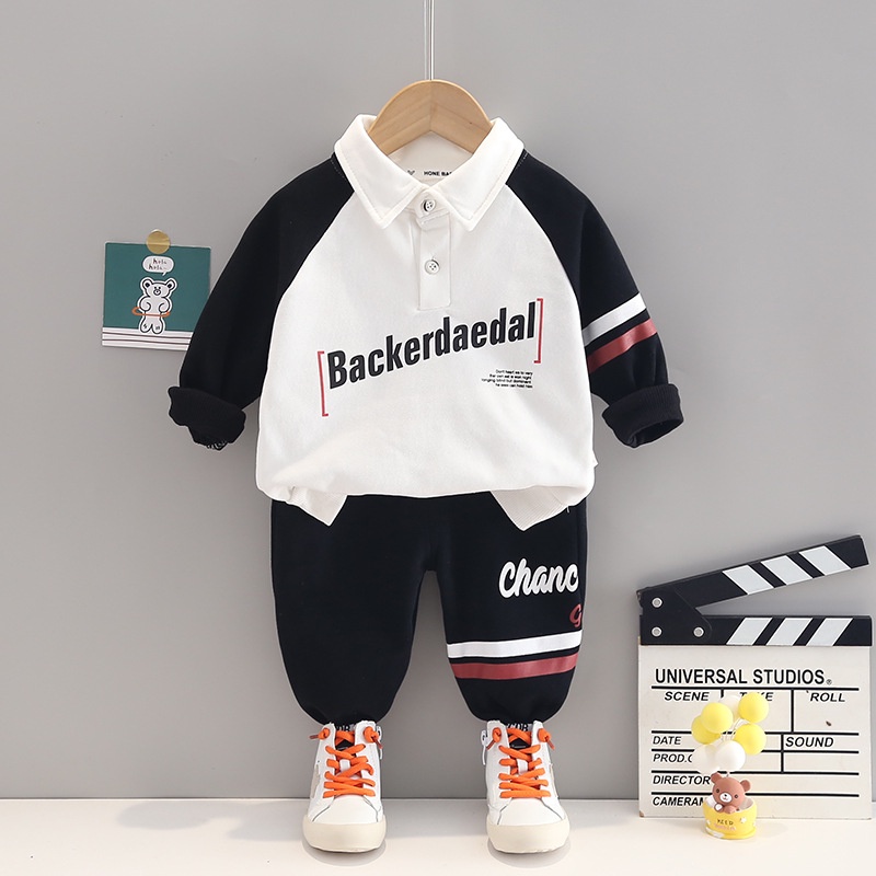 Setelan Anak Laki Laki Sporty Casual LIONEL Pakaian Anak Set 2in1 Korean Style Import