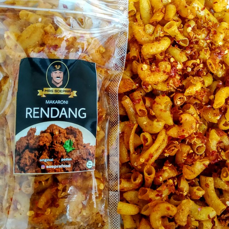 

Makaroni bantet pedas daun jeruk rasa rendang