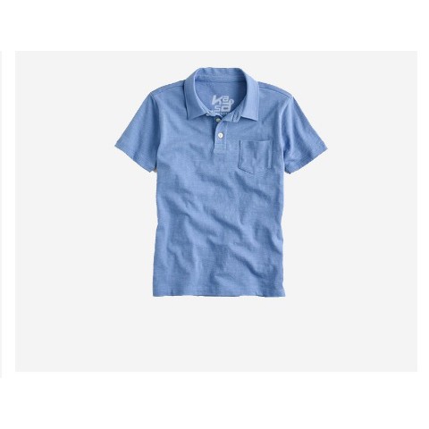 Kaos Kerah Anak Cowok Kerah Warna Biru Muda usia 7-13 Th