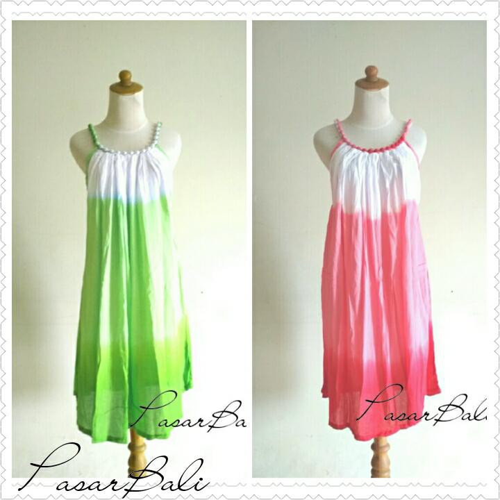 Baju Daster Panjang Bali Gradasi Kelereng Oleh Oleh Khas Bali