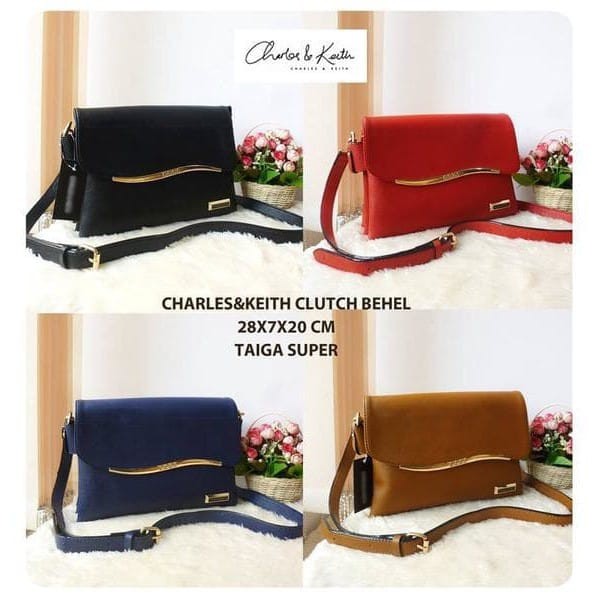 tas wanita tas selempang import charles and keith kulit tainga tas batam termura