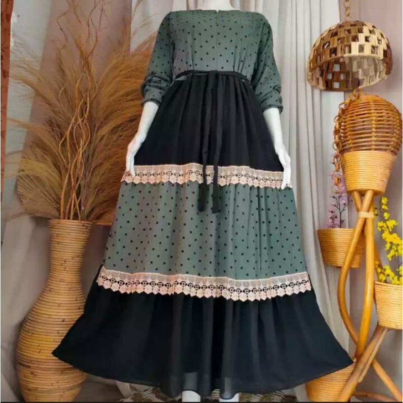 baju muslimah bahan cerruti/fashion muslim terbaru/gais cerruti