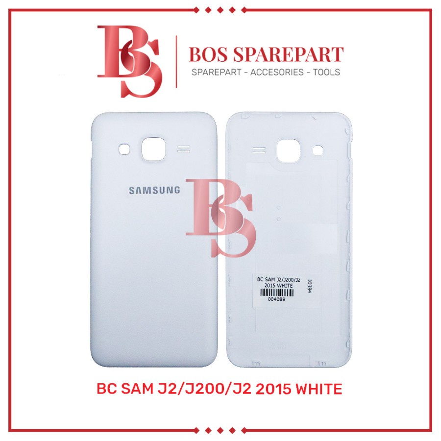 TUTUP BELAKANG  SAMSUNG GALAXY J2 / J200 / J2 2015 WHITE / BACK DOOR / BACK COVER
