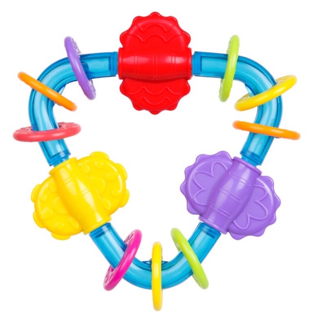 Playgro Spinning Triangle / Swirly Sensory Rattle Bayi