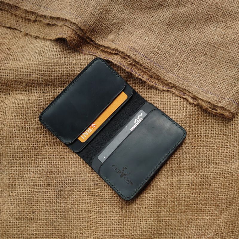 SIMPLE WALLET/ dompet kulit pria,dompet kulit vintage /mini wallet cervos leather